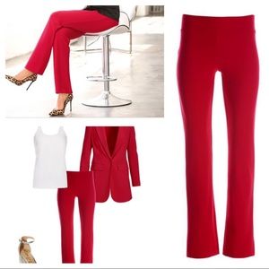 Boston Proper Red Travel Pants XL